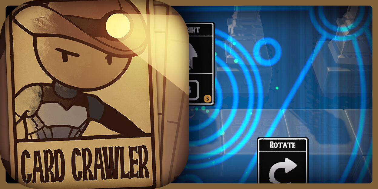Card Crawler marketing Image, a mobile game made by Mini Mammoth Games